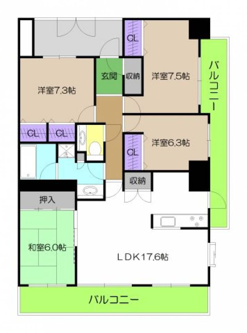 針木ガーデンヒルズ 1001 の間取り画像