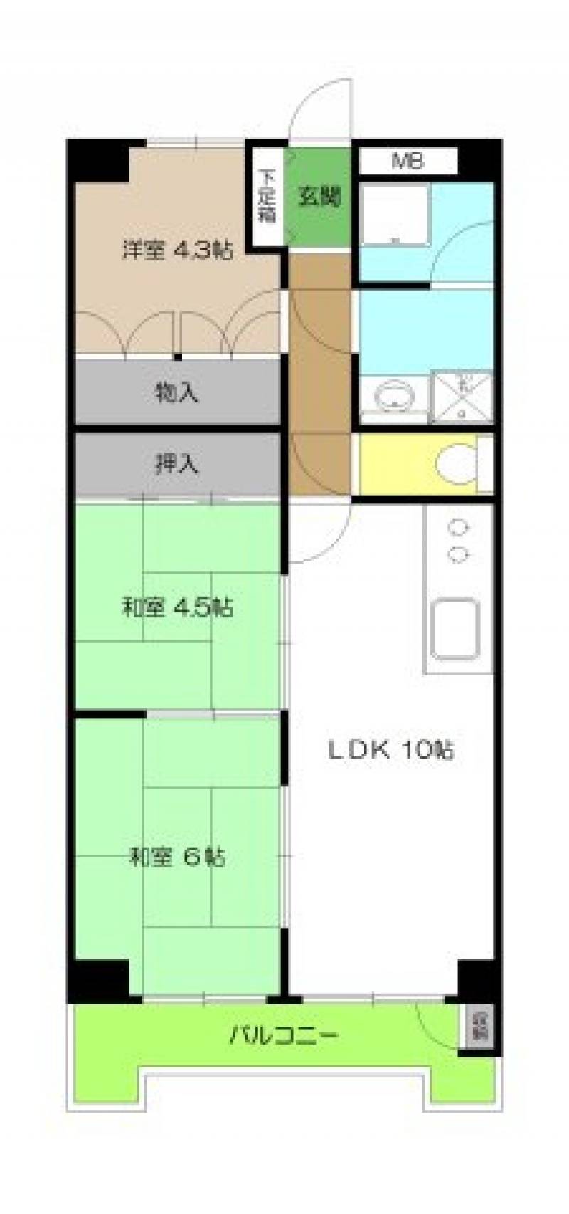 桜ヶ丘スカイタウン の間取り画像