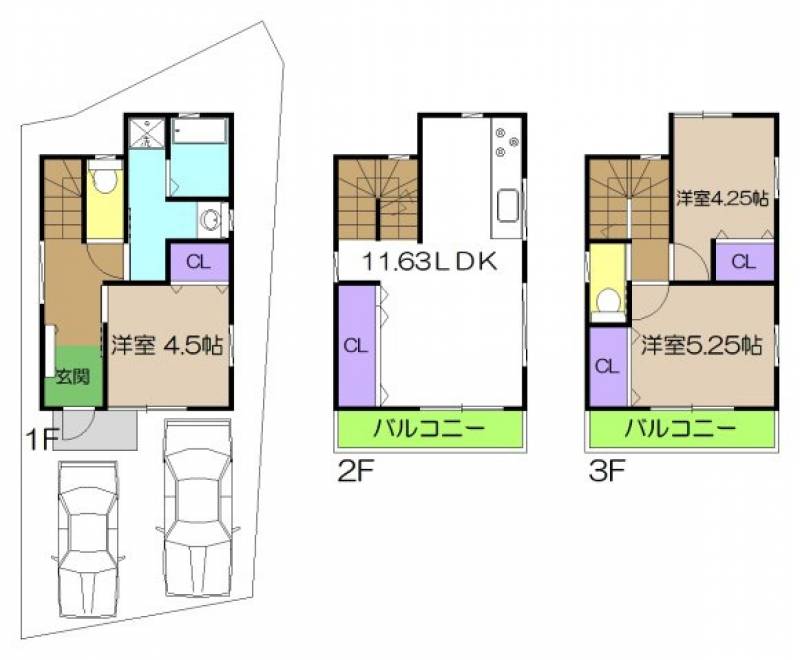 高知市薊野西町 一戸建 の間取り画像