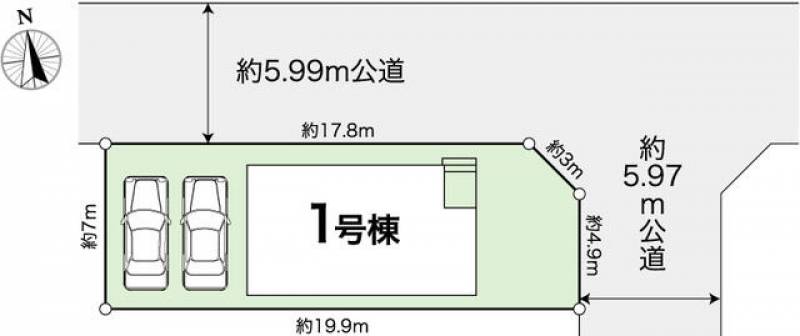 高知市札場 一戸建 の間取り画像