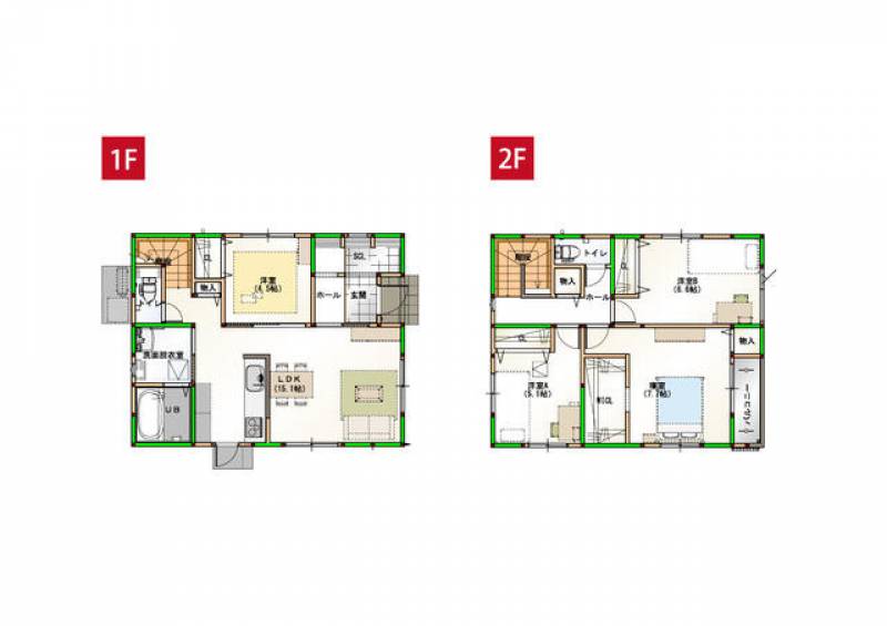 高知市一宮西町 一戸建 の間取り画像