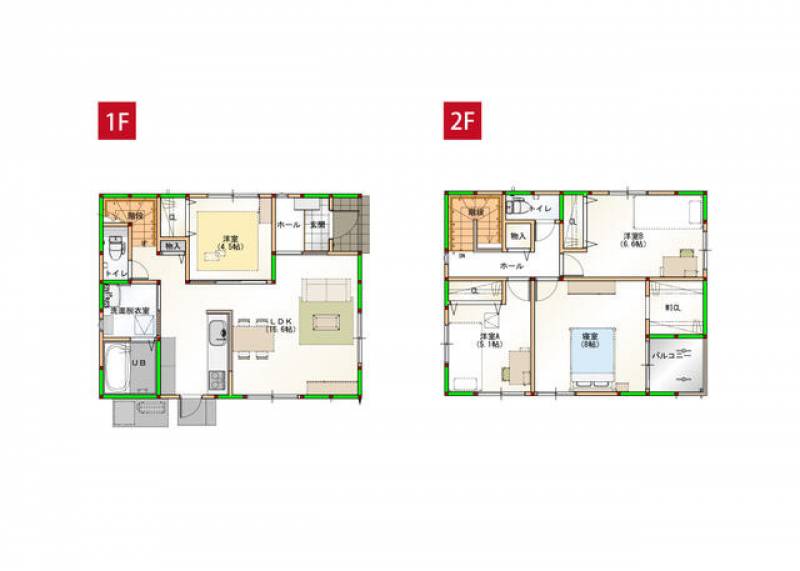 高知市城山町 一戸建 の間取り画像