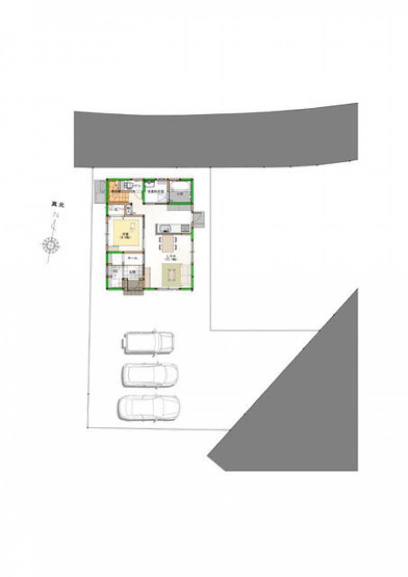 土佐市蓮池 一戸建 の間取り画像