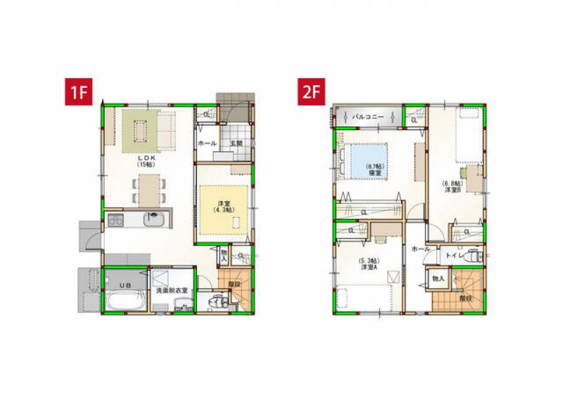 高知市介良乙 一戸建 の間取り画像