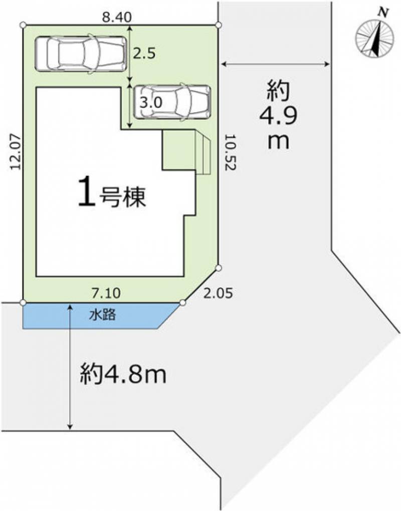 高知市高見町 一戸建 の間取り画像