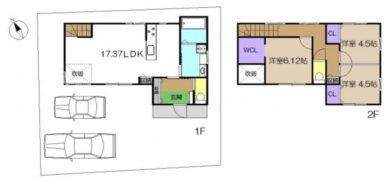 高知市大津乙 一戸建 の間取り画像