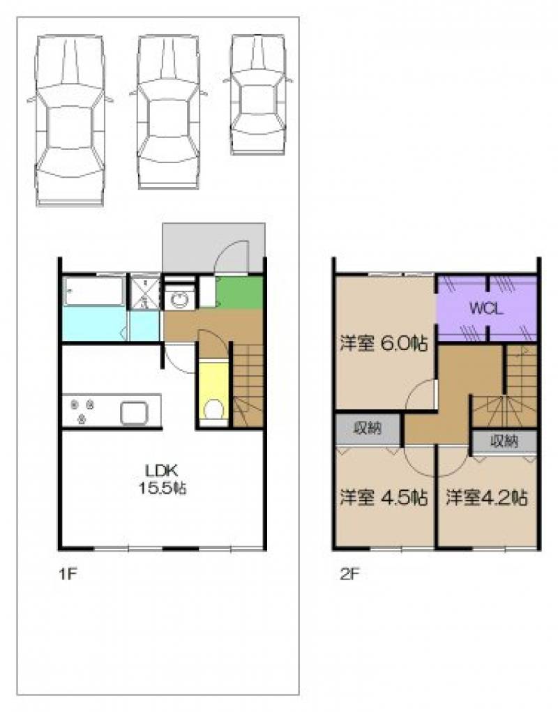 吾川郡いの町枝川 一戸建 の間取り画像