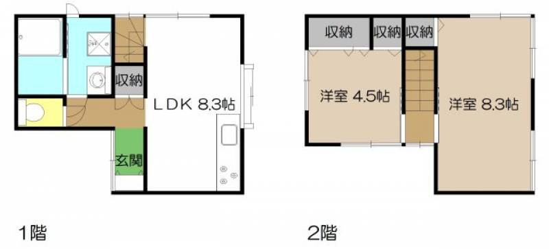 高知市仁井田 一戸建 の間取り画像