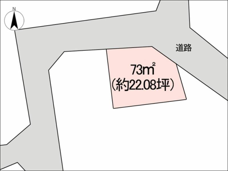 高知市福井町  の区画図