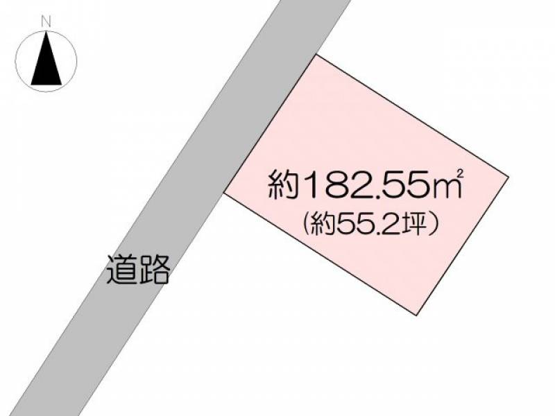 高知市竹島町  の区画図