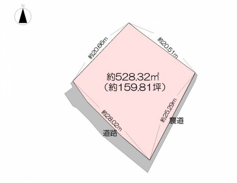 高知市春野町西分  の区画図