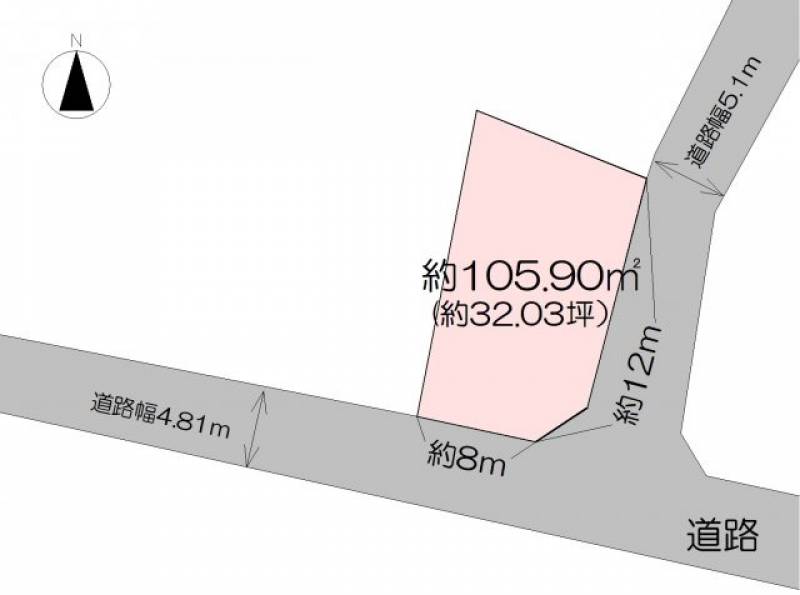 高知市福井町  の区画図