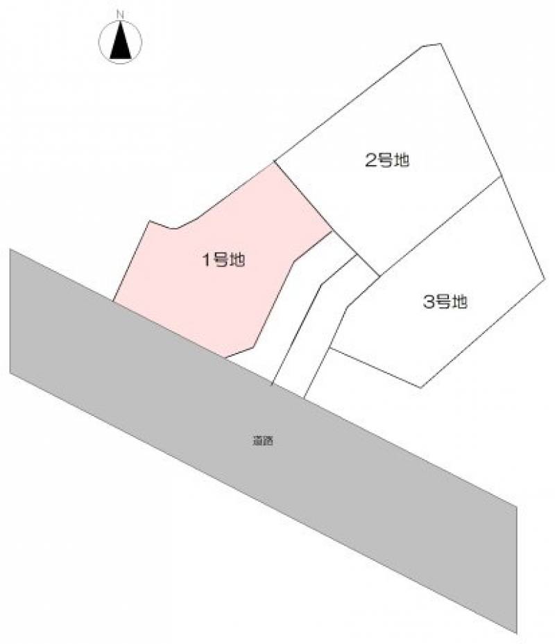 高知市宇津野  の区画図