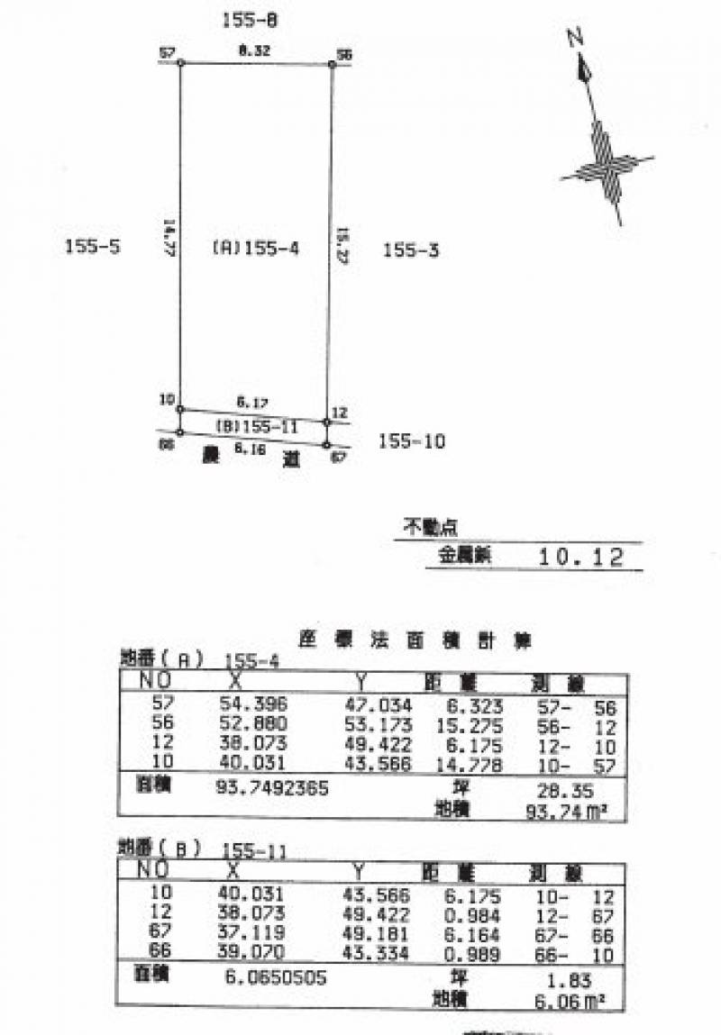 高知市東石立町  の区画図