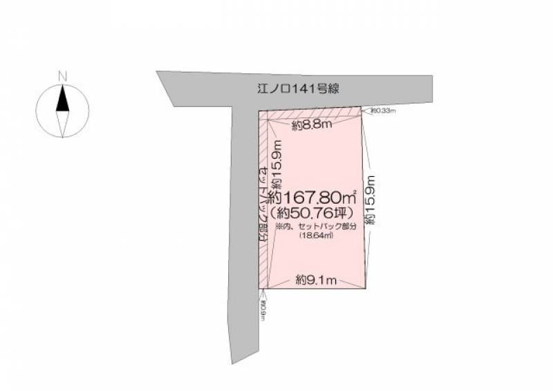 高知市新本町  の区画図