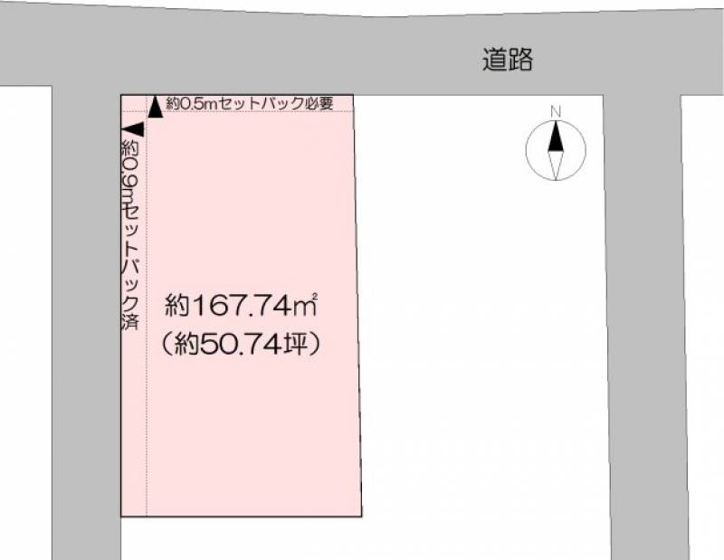 高知市新本町  の区画図