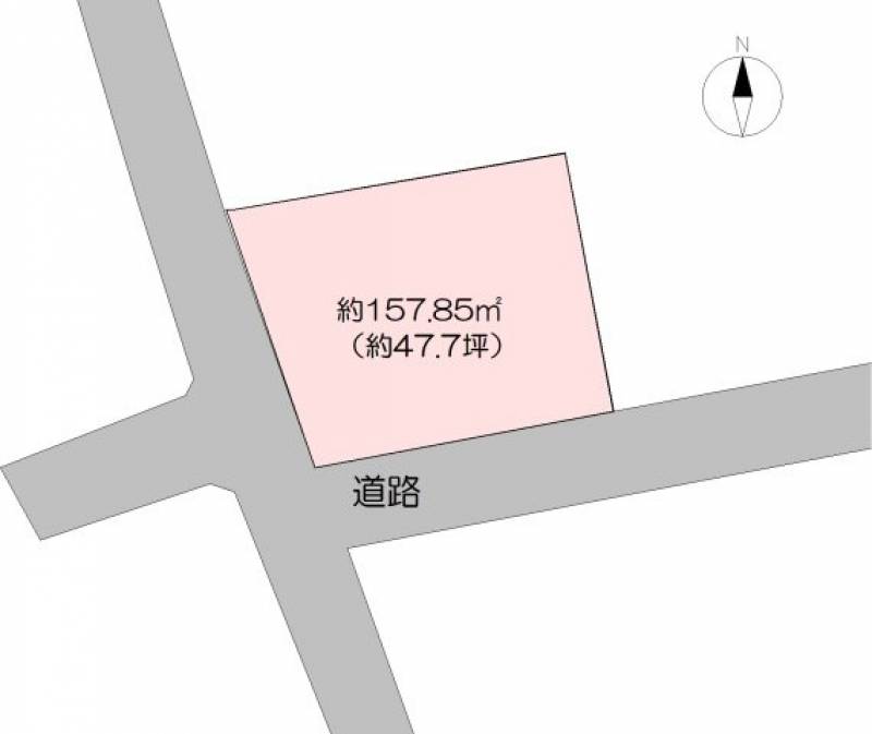 高知市愛宕町  の区画図
