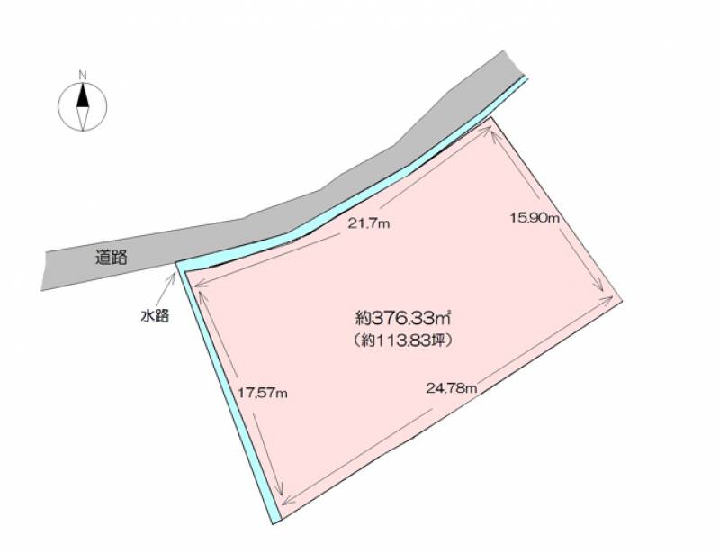 高知市八反町  の区画図