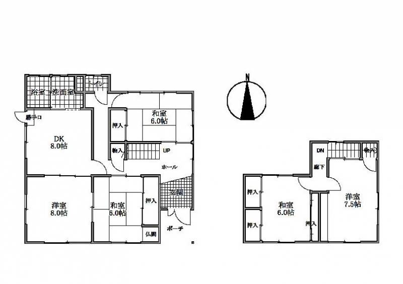 南国市里改田 一戸建 南国市里改田の間取り画像