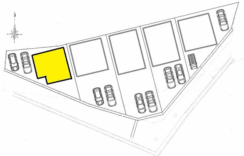 高知市秦南町 1号地の区画図