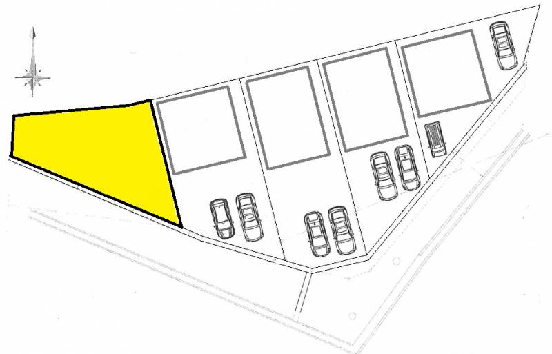 高知市秦南町 1号地の区画図