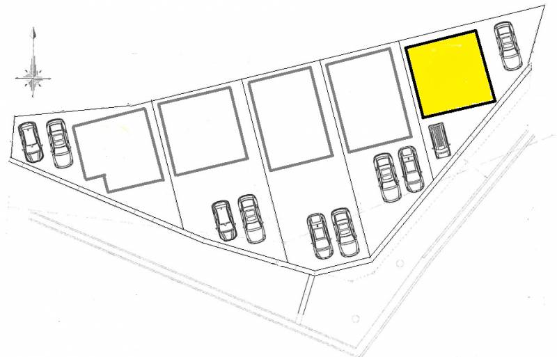 高知市秦南町 5号地の区画図