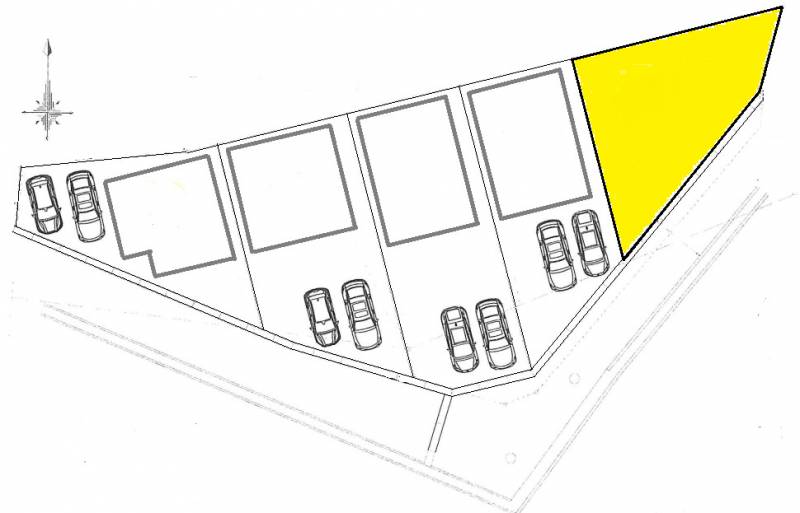 高知市秦南町 5号地の区画図