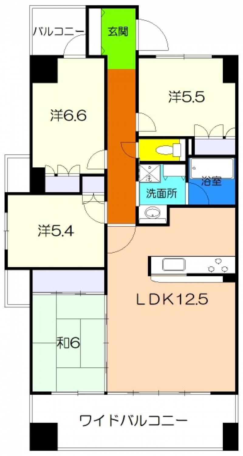 アルファステイツ南万々 の間取り画像