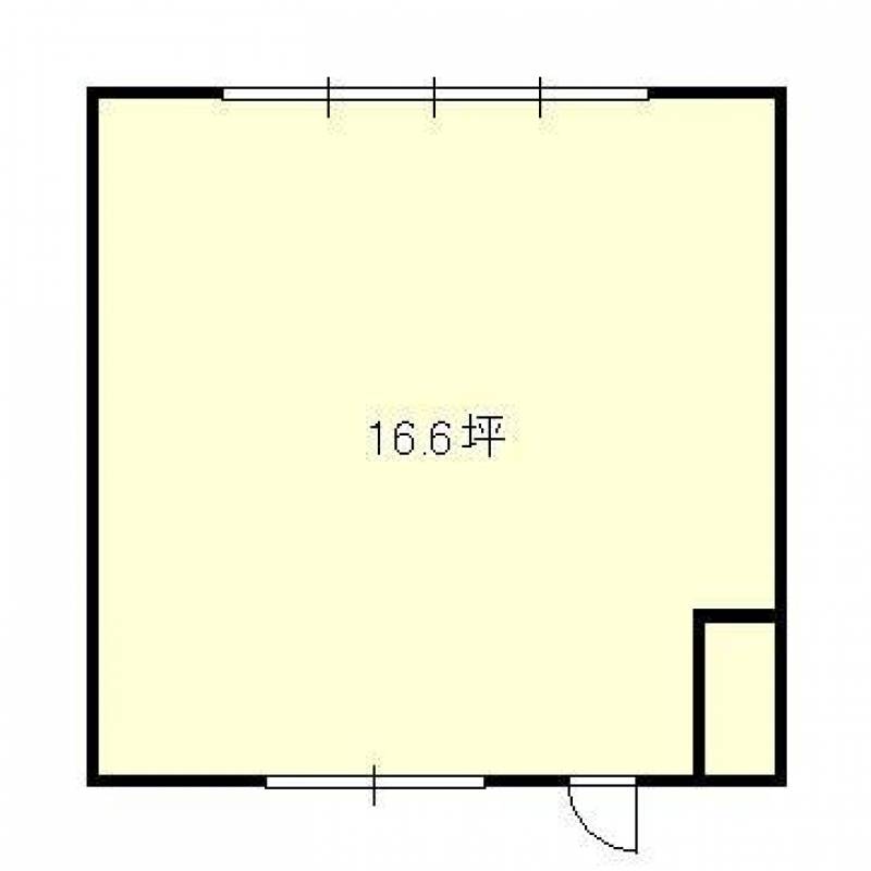 高知市薊野南町 賃貸店舗(建物一部) 1R の間取り画像