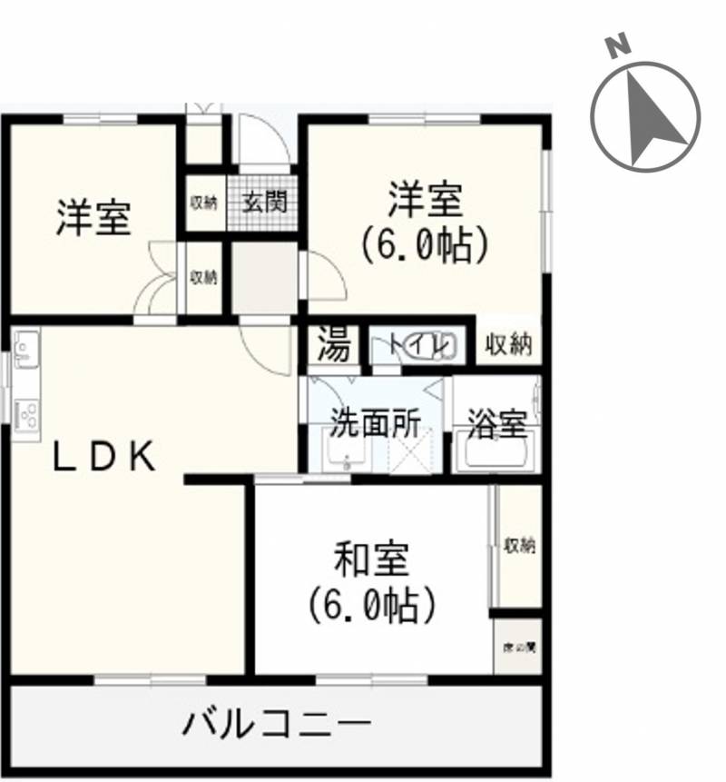 若松マンション　★売マンション★ の間取り画像