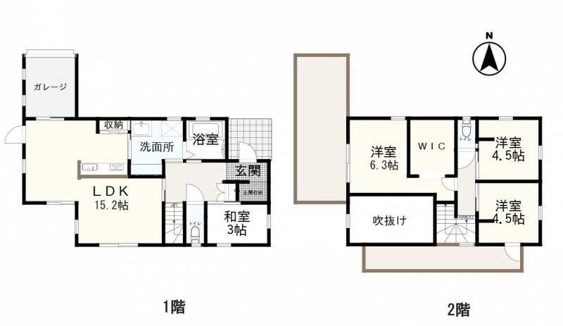 高知市一宮南町 一戸建 の間取り画像