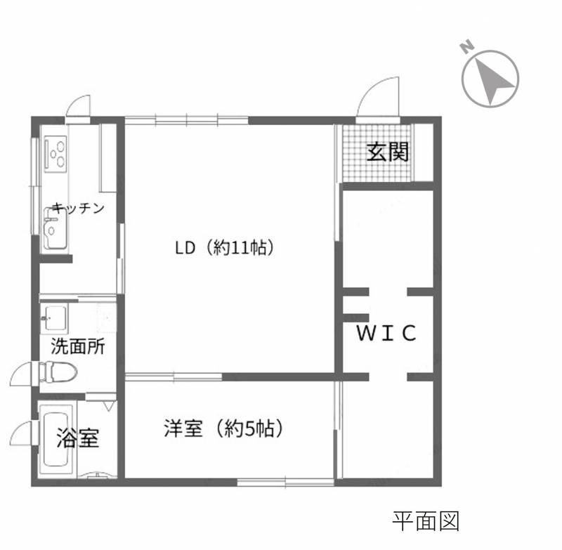 高知市瀬戸南町 一戸建 の間取り画像