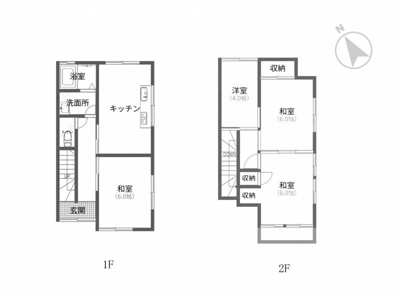 高知市瀬戸南町 一戸建 の間取り画像