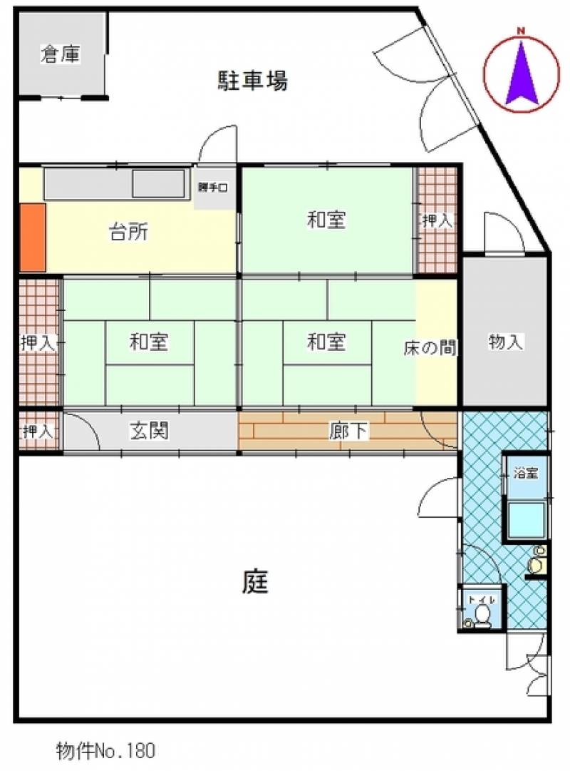 安芸市井ノ口乙 一戸建 の間取り画像