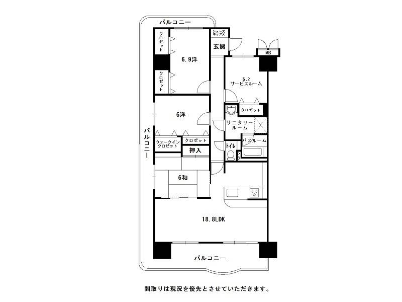 サントノーレ一宮 の間取り画像