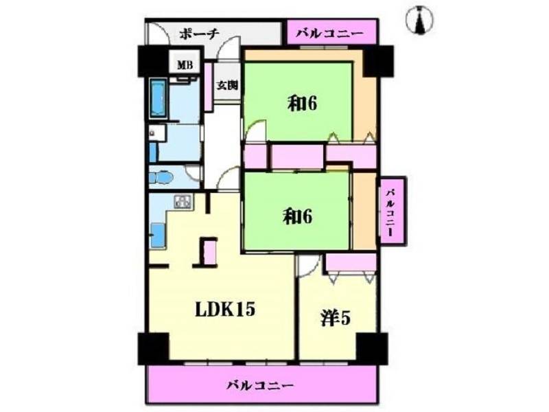 セルヴィ21知寄町 の間取り画像