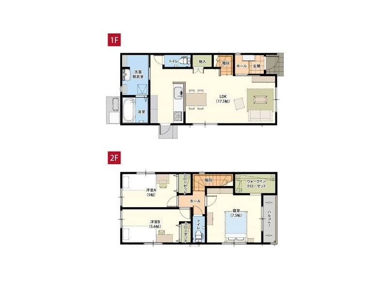 高知市百石町 一戸建 の間取り画像