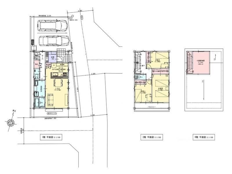 高知市鴨部 一戸建 の間取り画像