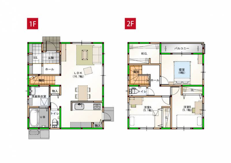 高知市青柳町 一戸建 の間取り画像