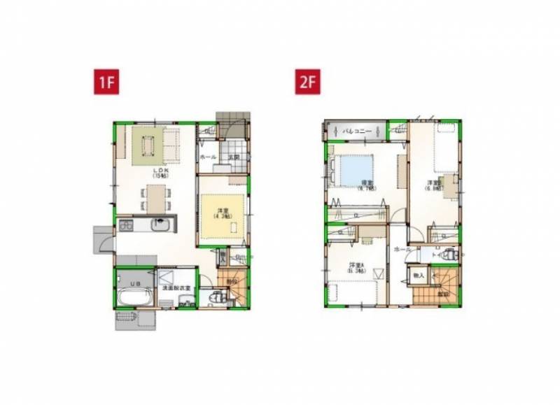 高知市高見町 一戸建 の間取り画像