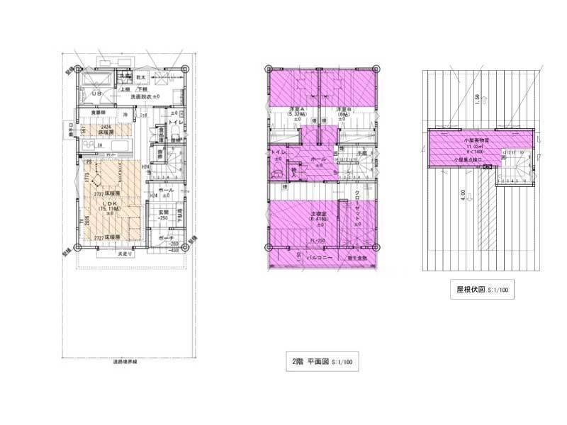 高知市百石町 一戸建 の間取り画像