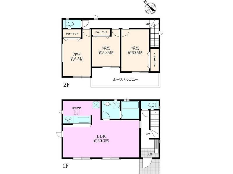 高知市仲田町 一戸建 の間取り画像