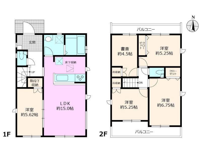 吾川郡いの町駅東町 一戸建 の間取り画像