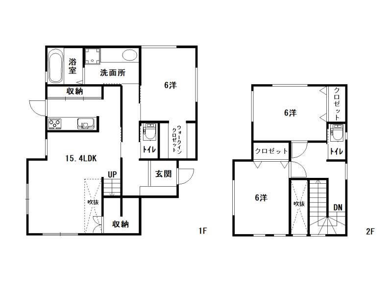 南国市大そね甲 一戸建 の間取り画像