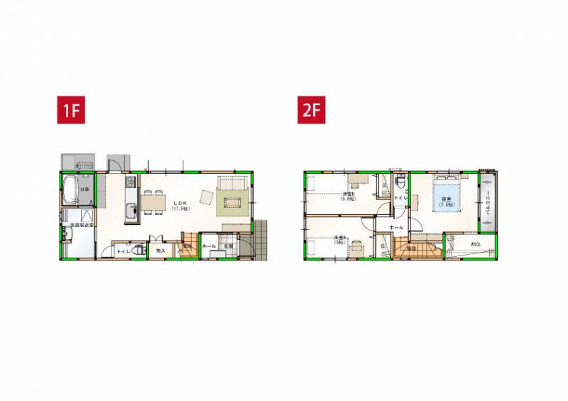 高知市介良乙 一戸建 の間取り画像