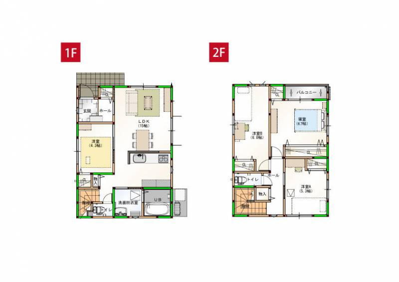 高知市横浜南町 一戸建 の間取り画像