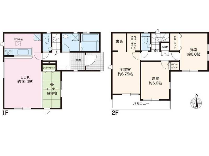 高知市介良乙 一戸建 の間取り画像