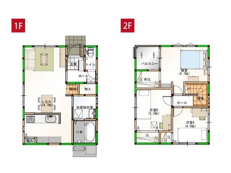 高知市高見町 一戸建 の間取り画像