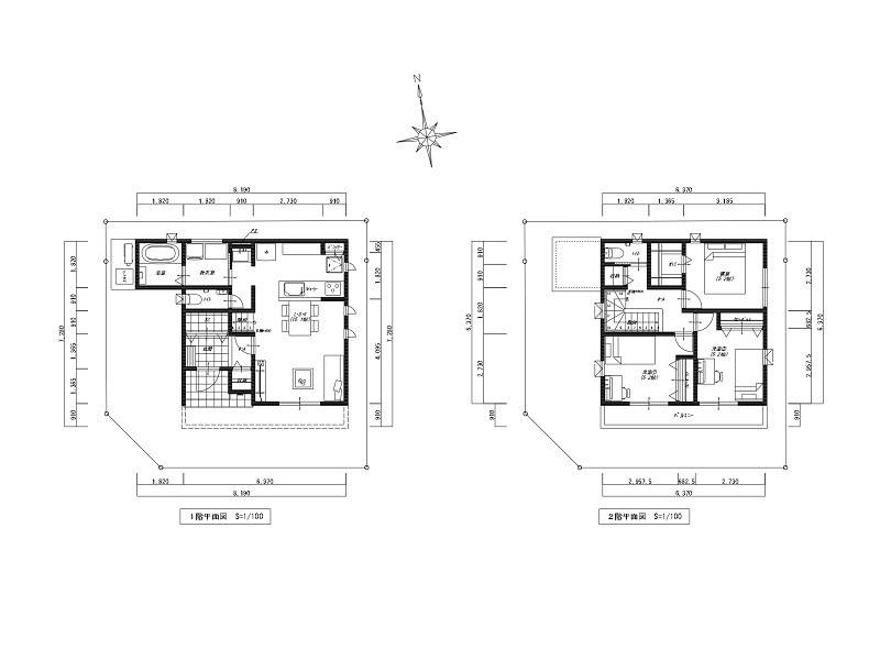 南国市篠原 一戸建 の間取り画像