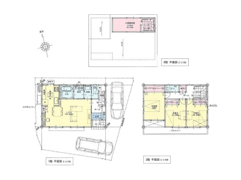 高知市赤石町 一戸建 の間取り画像